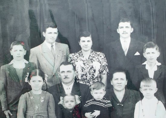 2ª Geração: Darci, Laurindo, Natalina, Emir, Nadir, Terezinha, Maria, Cezar, Dorval, Amália, Alberto